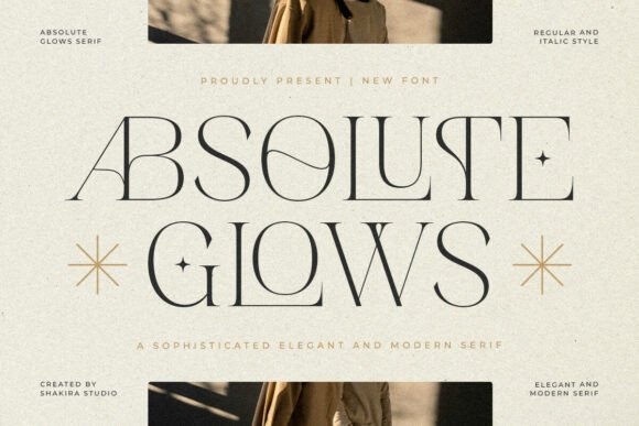 Absolute Glows Font: A Premium Typeface for Craft Creators