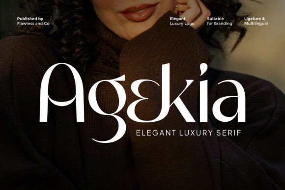 Agekia: A Bold Display Font with Personality
