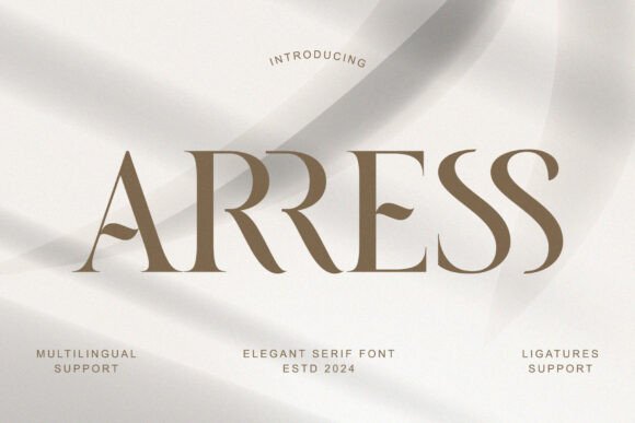 Arress: A Refined Serif for Modern Branding