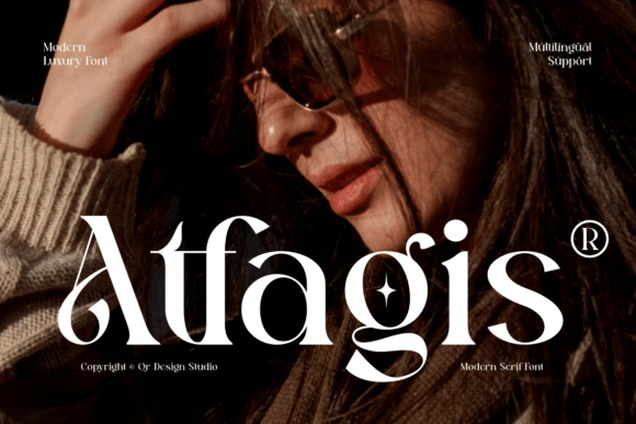 Atfagis: A Modern Luxury Serif Font for Editorial Design