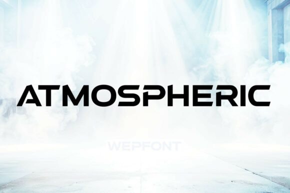 Atmospheric Font: A Modern Typeface for Editorial Design