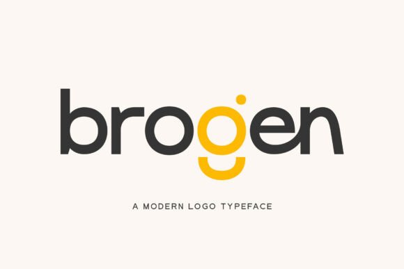 Brogen: A Sleek Sans Serif Font for Modern Branding Projects