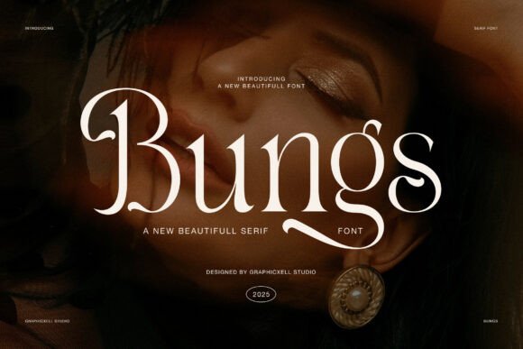 Bungs Font: A Refined Typeface for Craft Creators
