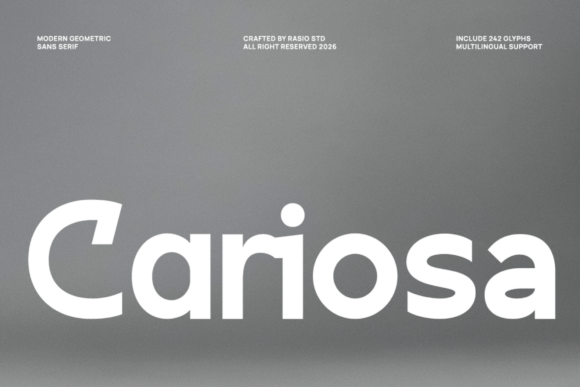 Cariosa Font: A Bold, Modern Typeface for Craft Creators