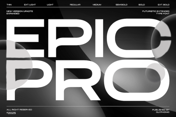 Epic Pro Vol. II: A Modern Sans Serif Typeface for Strong Web Design