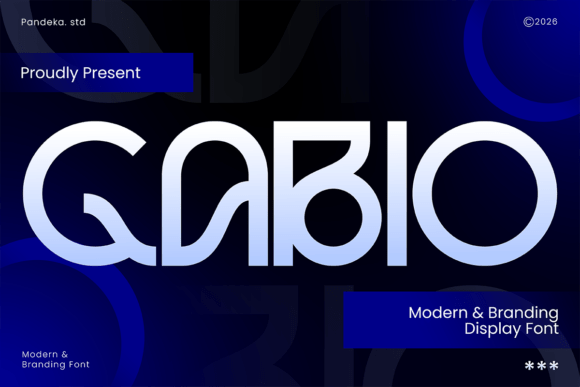 Gabio: A Modern Typeface for Marketers and Designers
