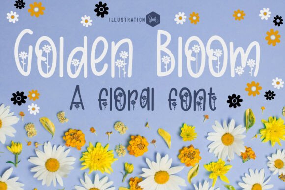 Golden Bloom Family: A Cheerful Sans Serif for Brand Design
