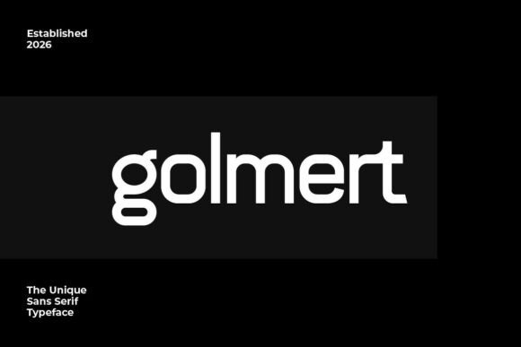 Golmert Font: A Bold, Modern Typeface for Craft and Design Projects