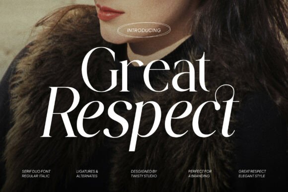 Great Respect Font: Elegance for Your Craft Projects