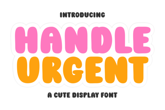 Handle Urgent Font Review: A Display Typeface with Personality