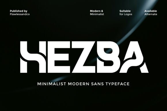 Hezba Typeface: A Modern Sans Serif for Branding Projects