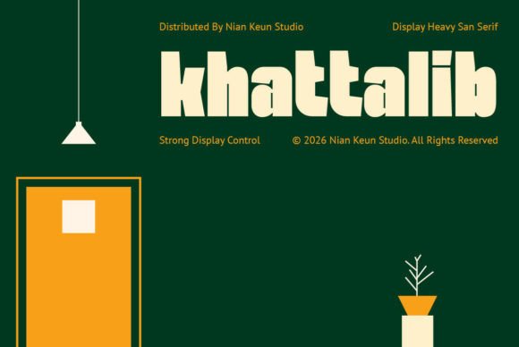 Khattalib Font: A Bold Choice for Modern Web Design