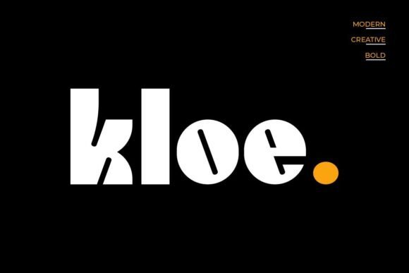 Kloe Font: A Display Typeface That Elevates Editorial Design