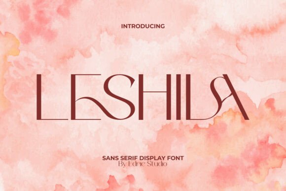 Leshila Font: A Modern Display Typeface for Digital Branding