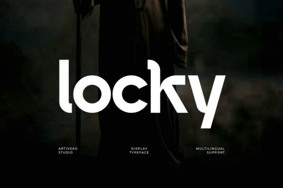 Locky: A Modern Typeface for Bold Branding and Digital Design