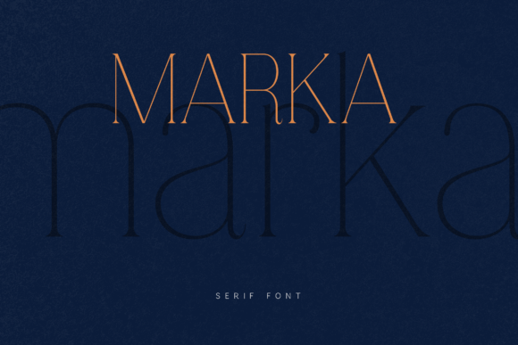 Marka Typeface: A Minimalist Serif for Editorial Excellence