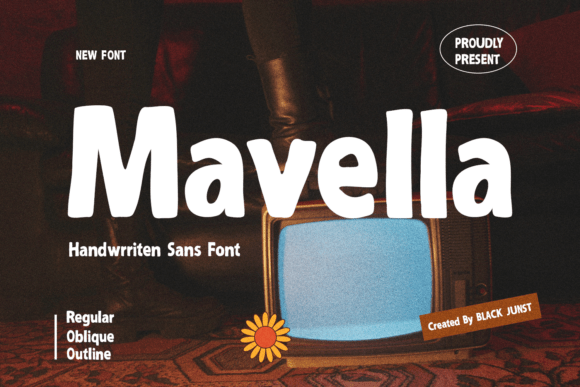 Mavella Font: A Bold, Handwritten Typeface for Business Branding