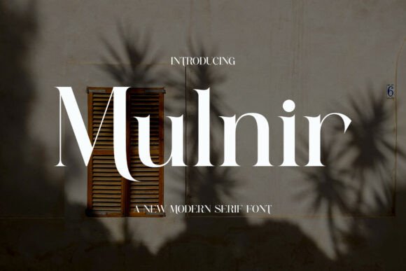 Mulnir: A Sophisticated Serif Font for Editorial Design