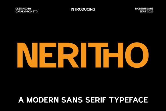 Neritho: A Modern Sans Serif Typeface for Digital Design
