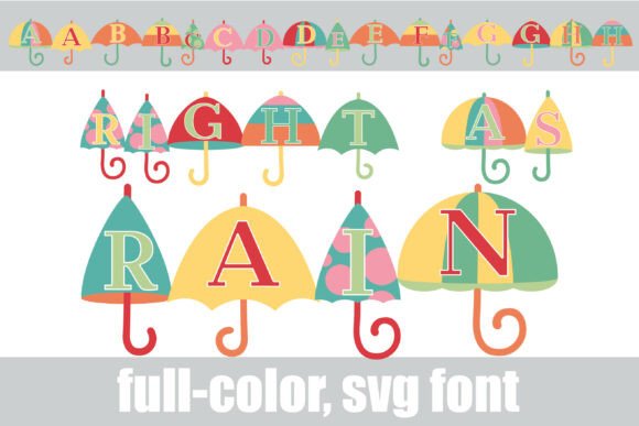 Right As Rain: A Color Font for Digital Designers