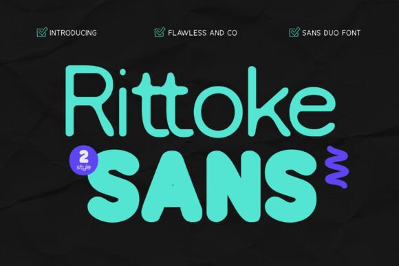 Rittoke Font: A Modern Typeface for Real-World Branding