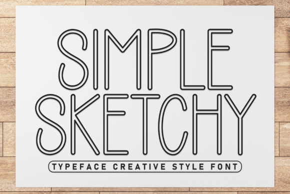 Simple Sketchy Font: A Playful Typeface for Bold Branding