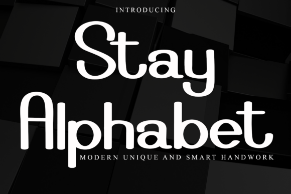 Stay Alphabet: A Modern Sans Serif Font for Editorial Design