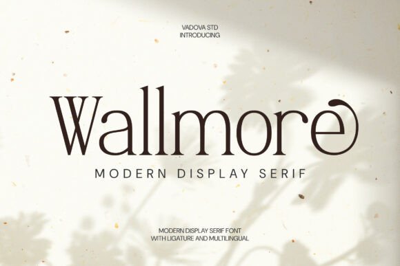 Wallmore Font Review: A Sophisticated Typeface for Modern Branding