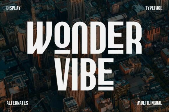 Wonder Vibe: A Modern Sans Serif Font for Web Designers